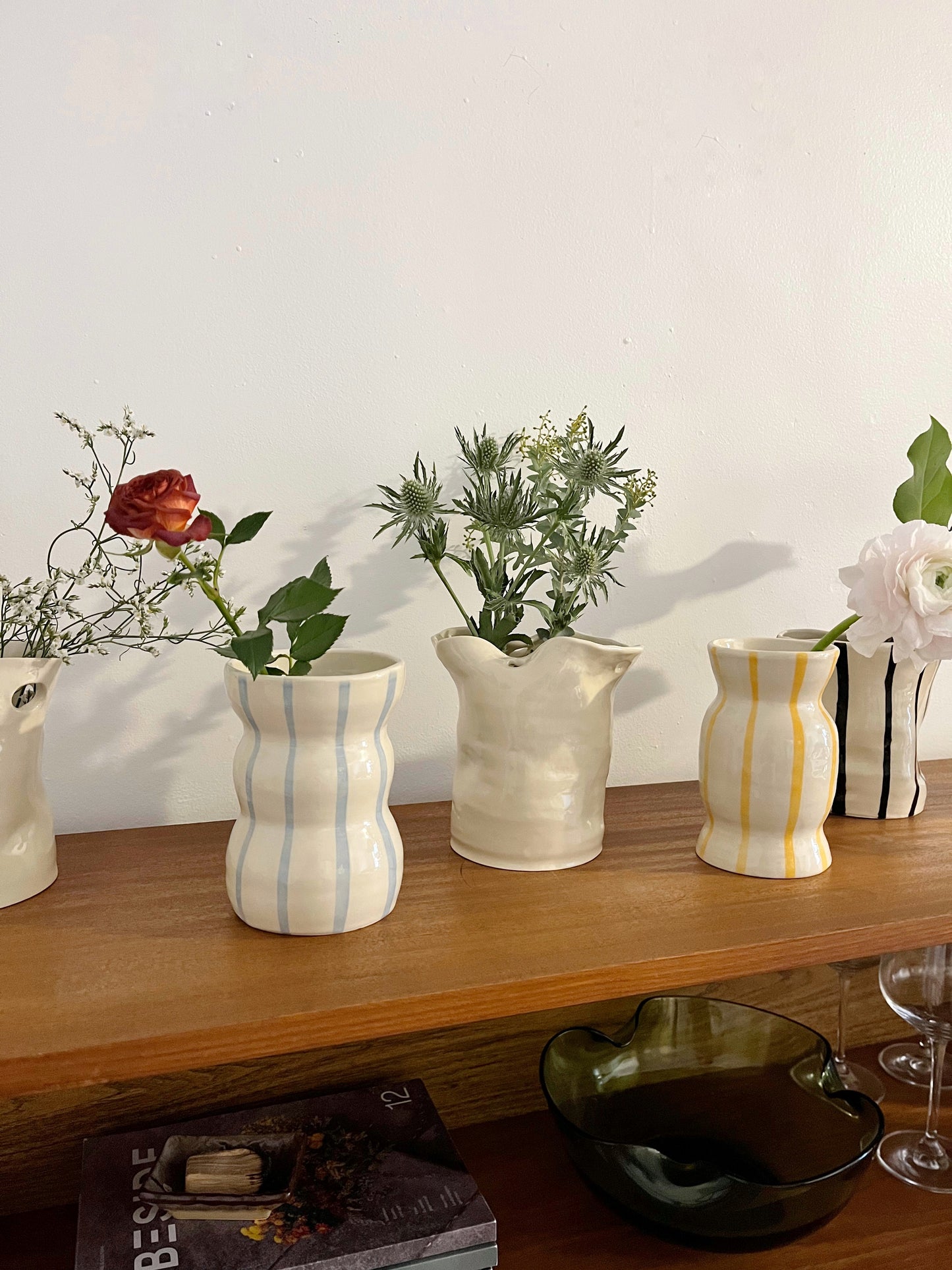 Vase en céramique arrondi